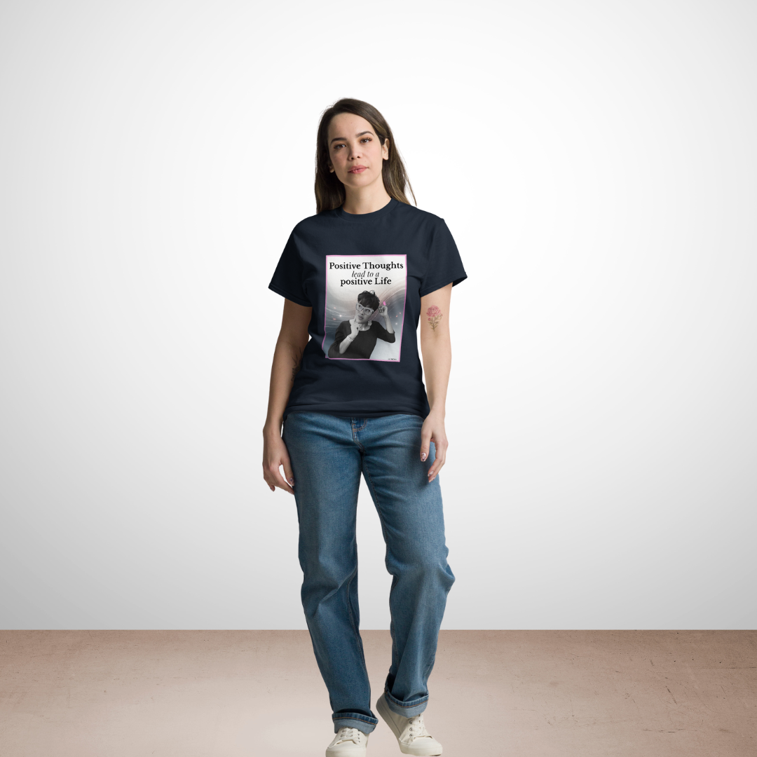 Positive thoughts lead to a positive life | T-Shirt | Empowerment Kollektion