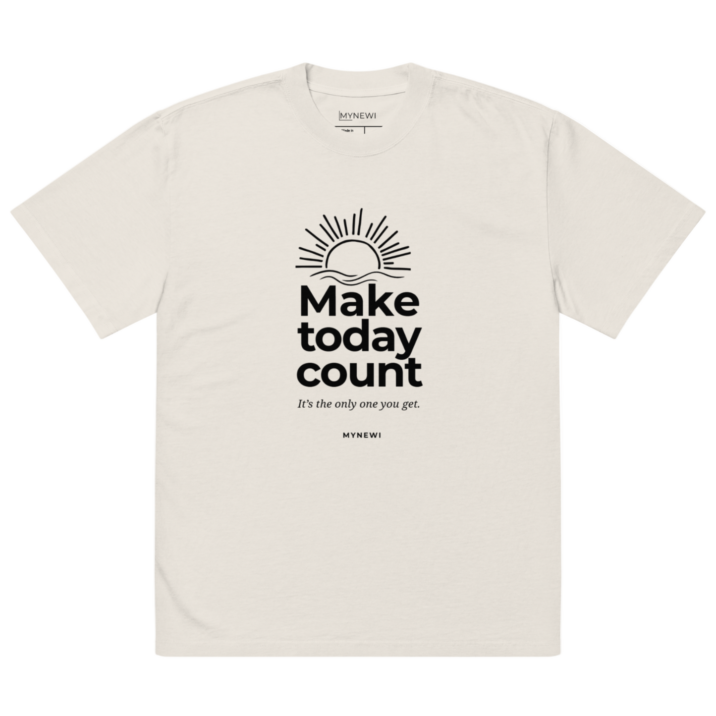 Produktbild MYNEWI "Make today count "T-Shirt