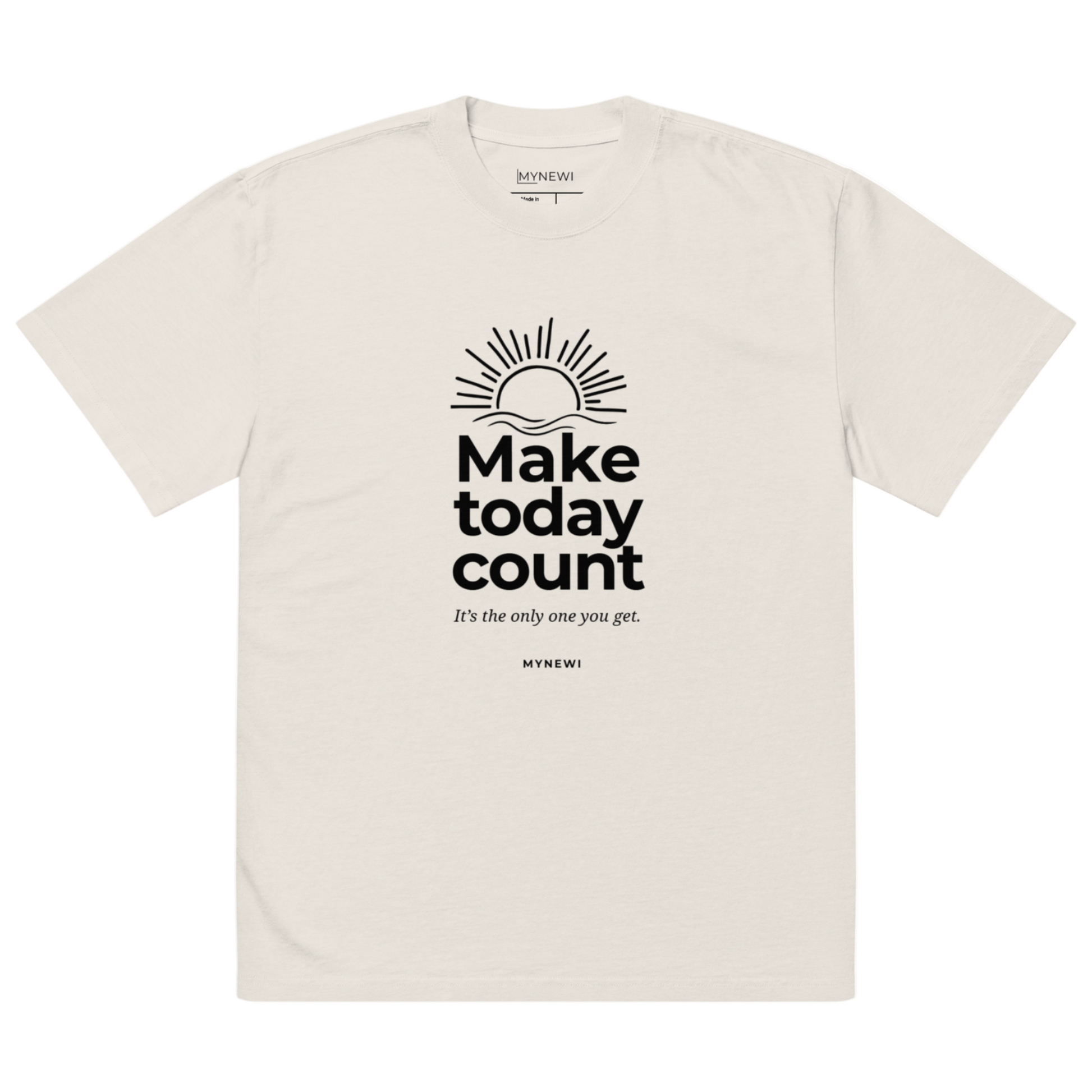 Produktbild MYNEWI "Make today count "T-Shirt