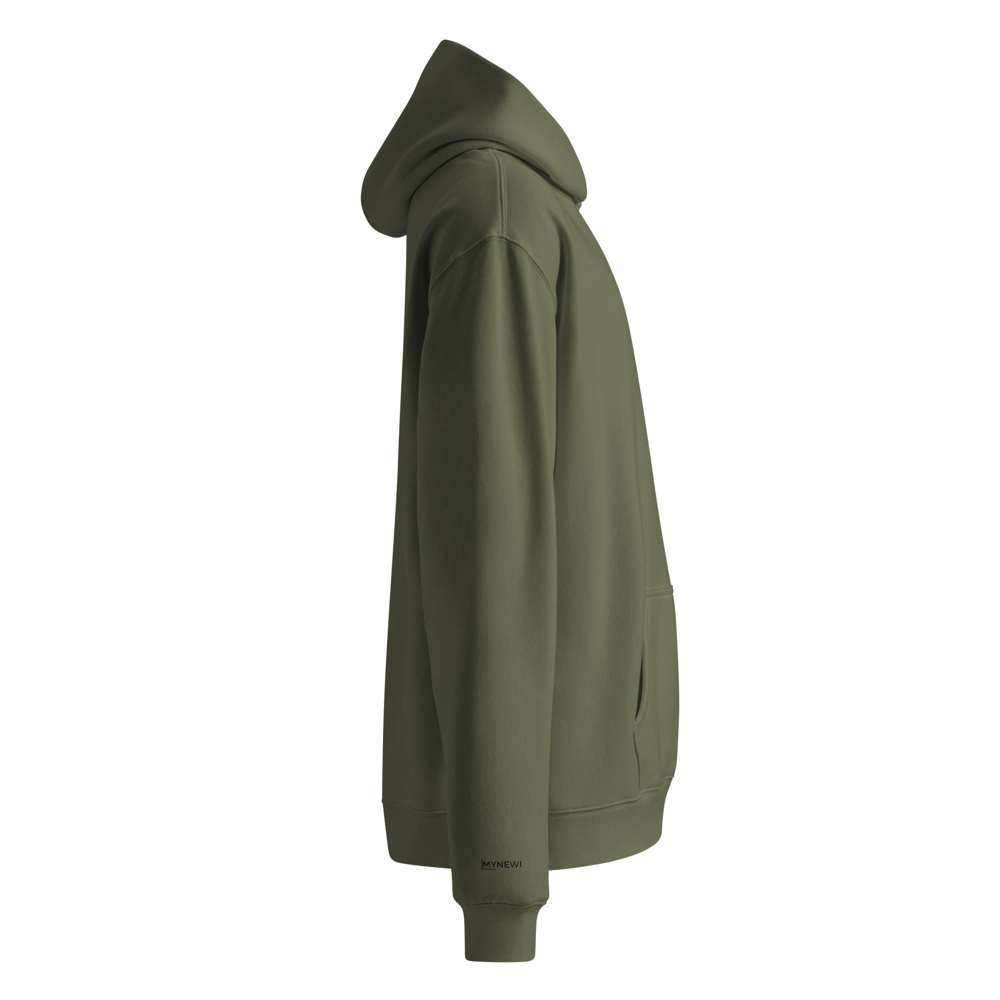 MYNEWI Stickerei Schwarz am rechten Handgelenk Cypress Oversized Hoodie